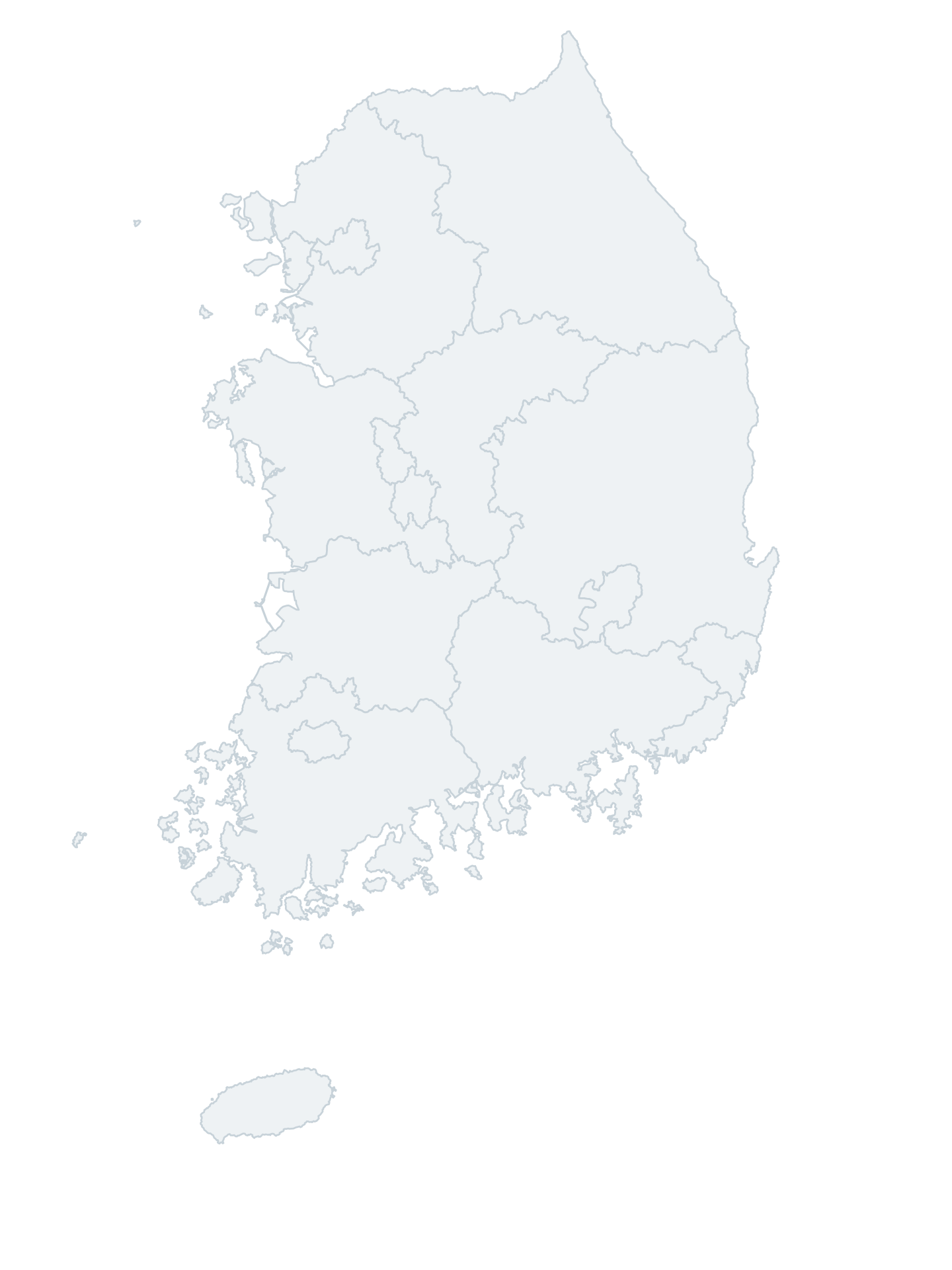 대한민국 지도